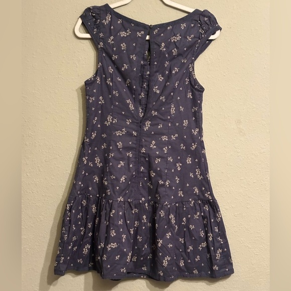 NWT Free People x REVOLVE Beasley Mini Dress in Navy Combo - Picture 8 of 16
